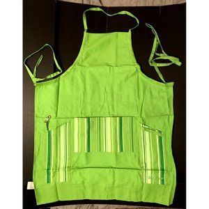 2007 Betty Crocker Green Kitchen Apron Utility Cooking Bib Style